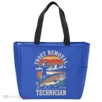 Trout Removal Technician Trout Fishing Tote Bag thumb 0