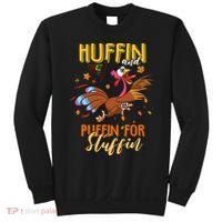 Thanksgiving Run Turkey Trot Huffin and Puffin for Stuffin Sweatshirt thumb 0
