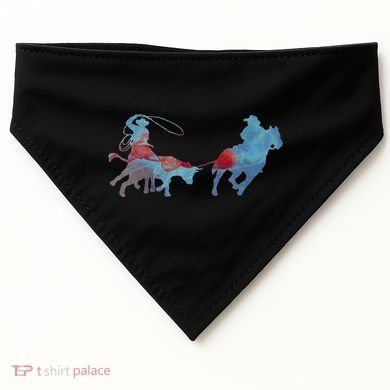 Team Roping USA-Made Doggie Bandana