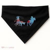 Team Roping USA-Made Doggie Bandana thumb 0