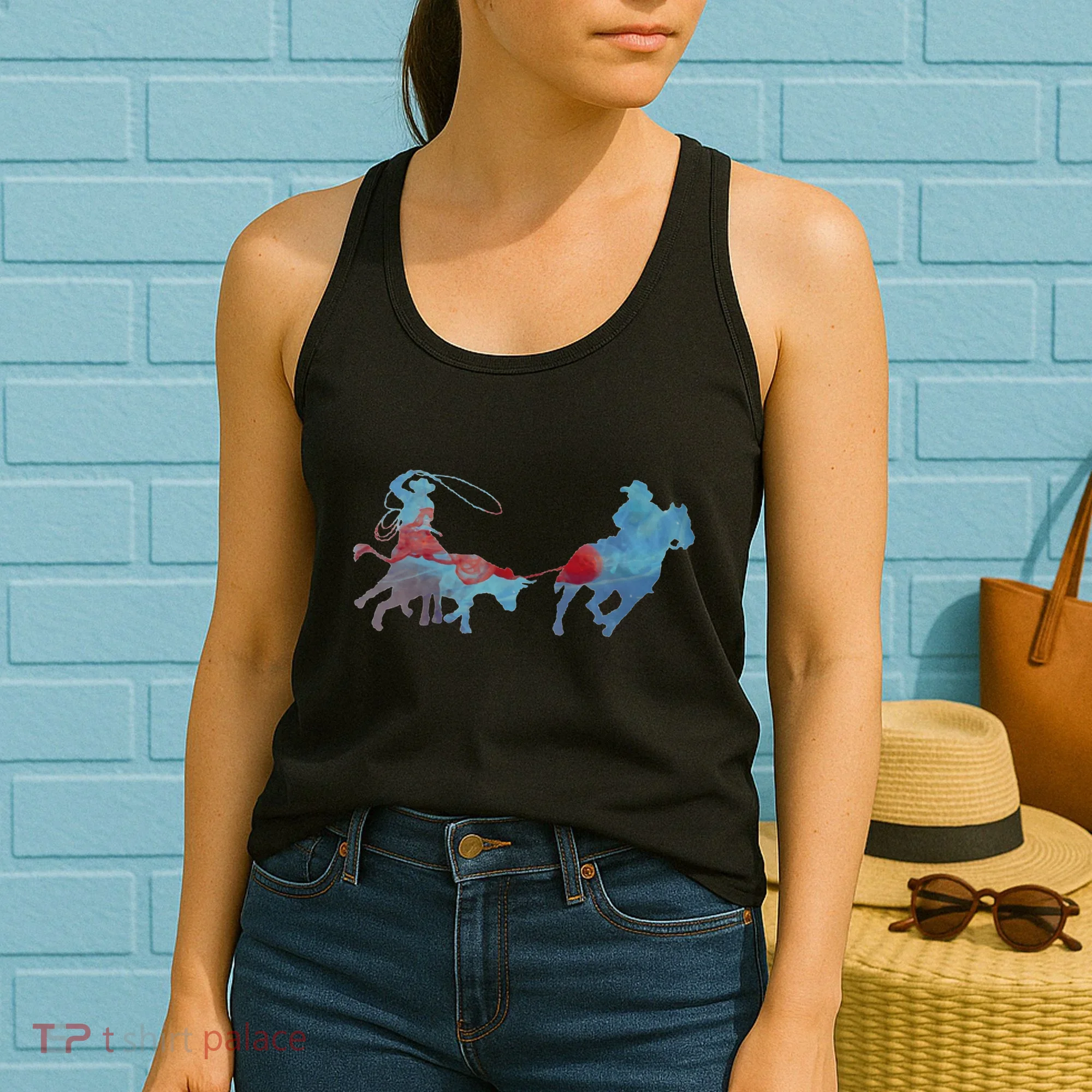 Team Roping Women's Tank Top