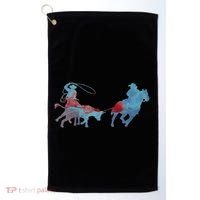 Team Roping Golf Towel thumb 0