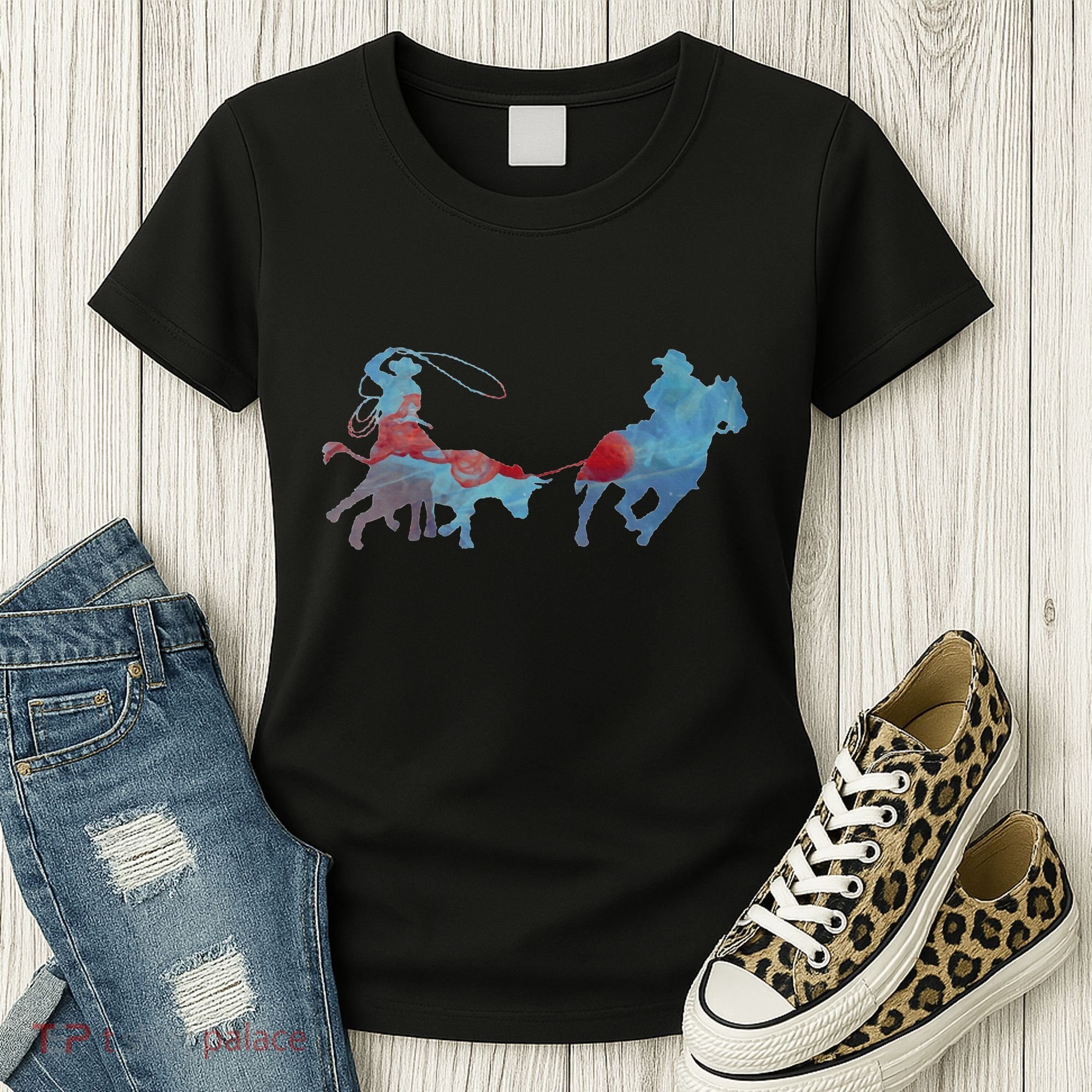 Team Roping Women's T-Shirt