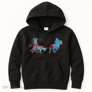Team Roping Kids Hoodie
