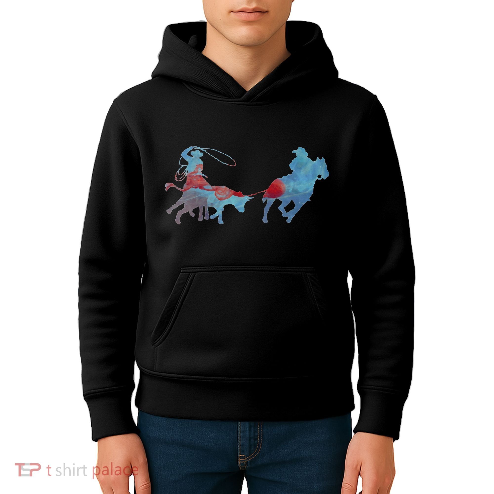 Team Roping Kids Hoodie