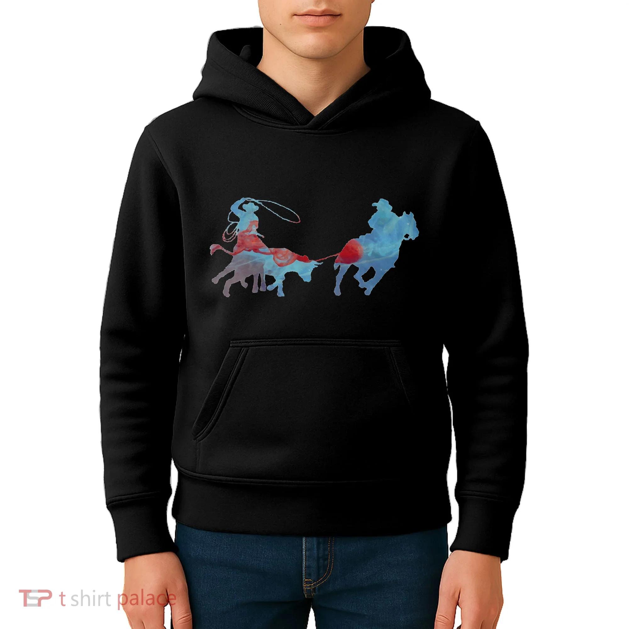 Team Roping Kids Hoodie