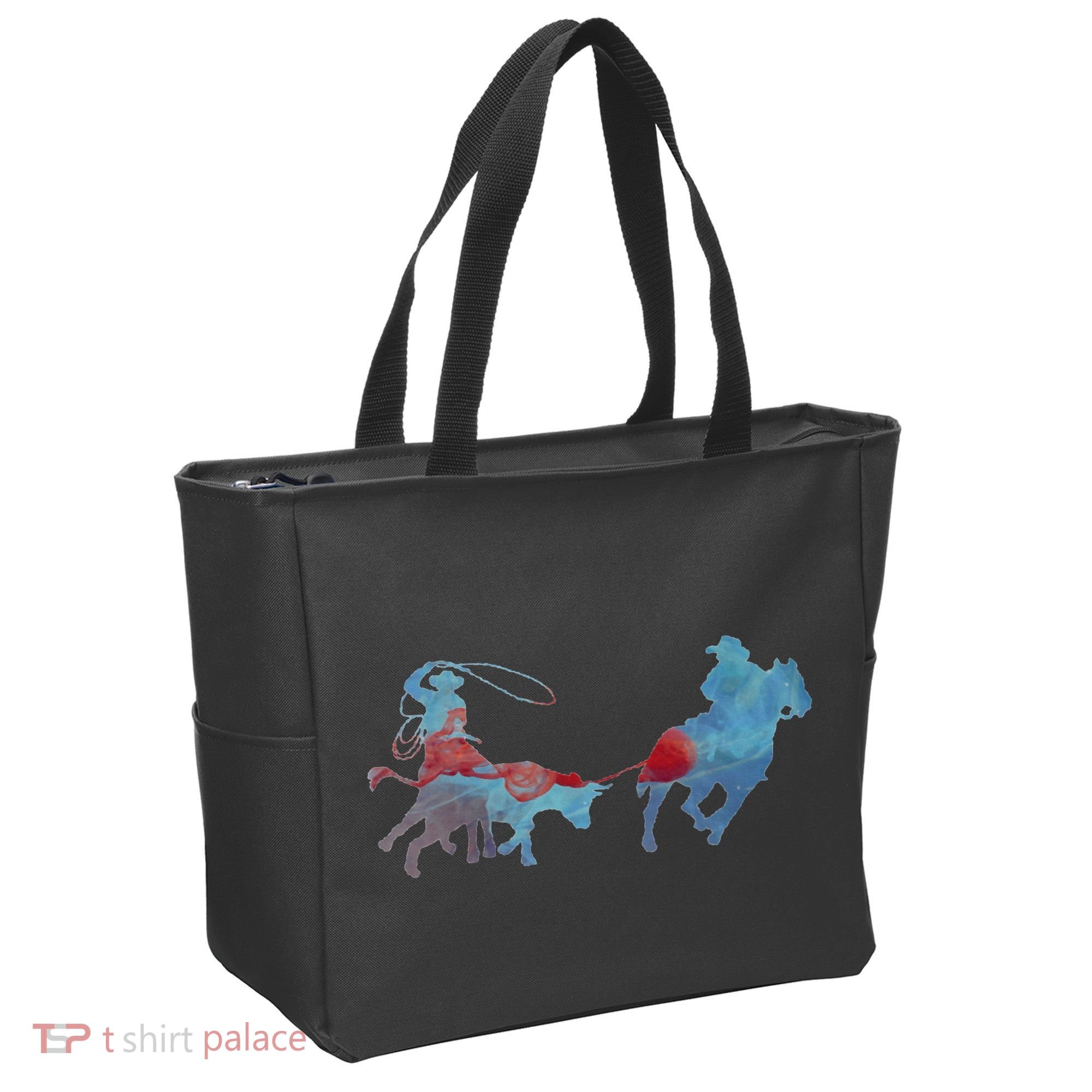 Team Roping Tote Bag