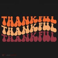 Thankful Retro Thanksgiving Toddler Hoodie thumb 2