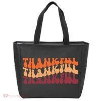 Thankful Retro Thanksgiving Tote Bag thumb 0
