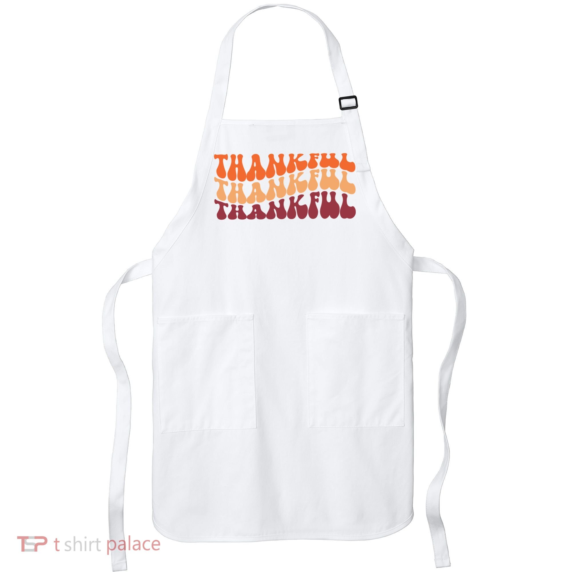 Thankful Retro Thanksgiving Apron