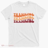 Thankful Retro Thanksgiving T-Shirt thumb 0