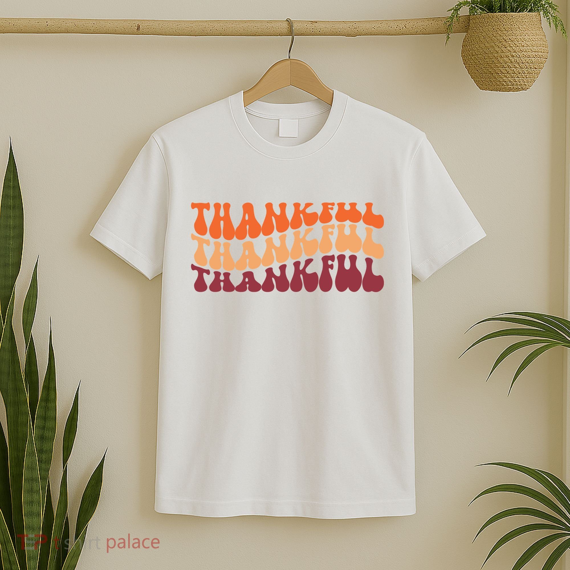 Thankful Retro Thanksgiving T-Shirt
