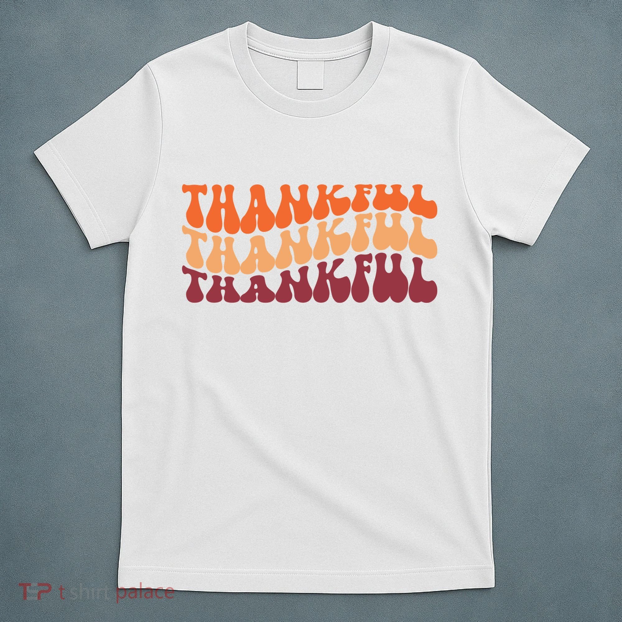 Thankful Retro Thanksgiving T-Shirt