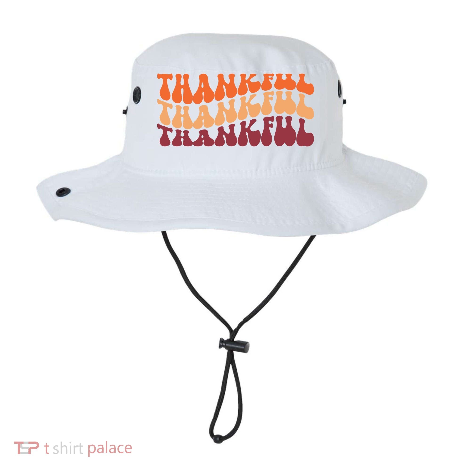 Thankful Retro Thanksgiving Bucket Hat