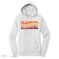 Thankful Retro Thanksgiving Women's Hoodie thumb 0