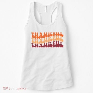 Thankful Retro Thanksgiving Women's Tank Top