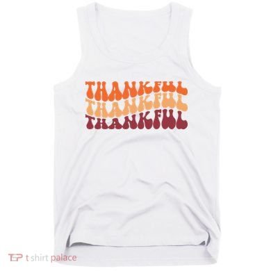 Thankful Retro Thanksgiving Tank Top