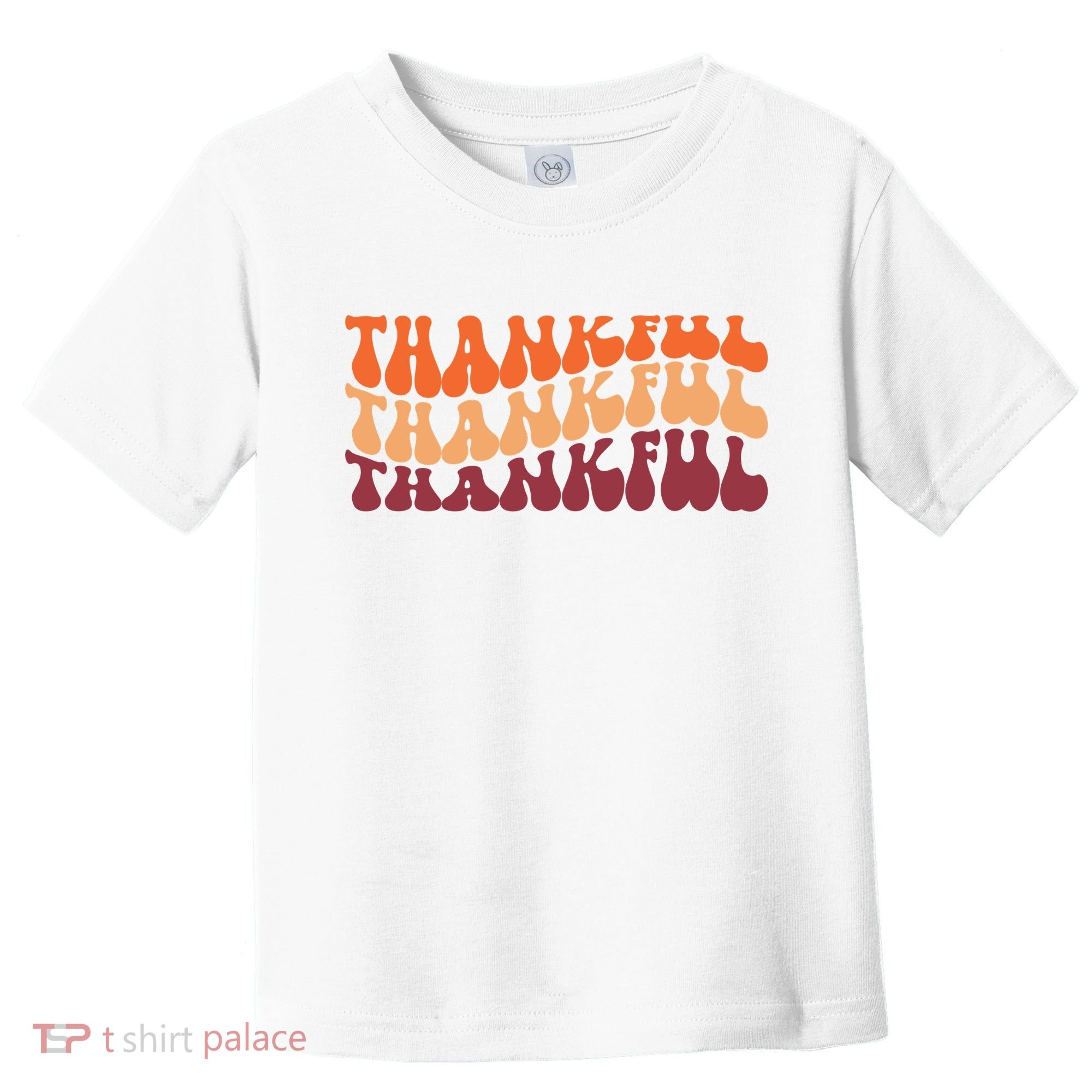 Thankful Retro Thanksgiving Toddler T-Shirt