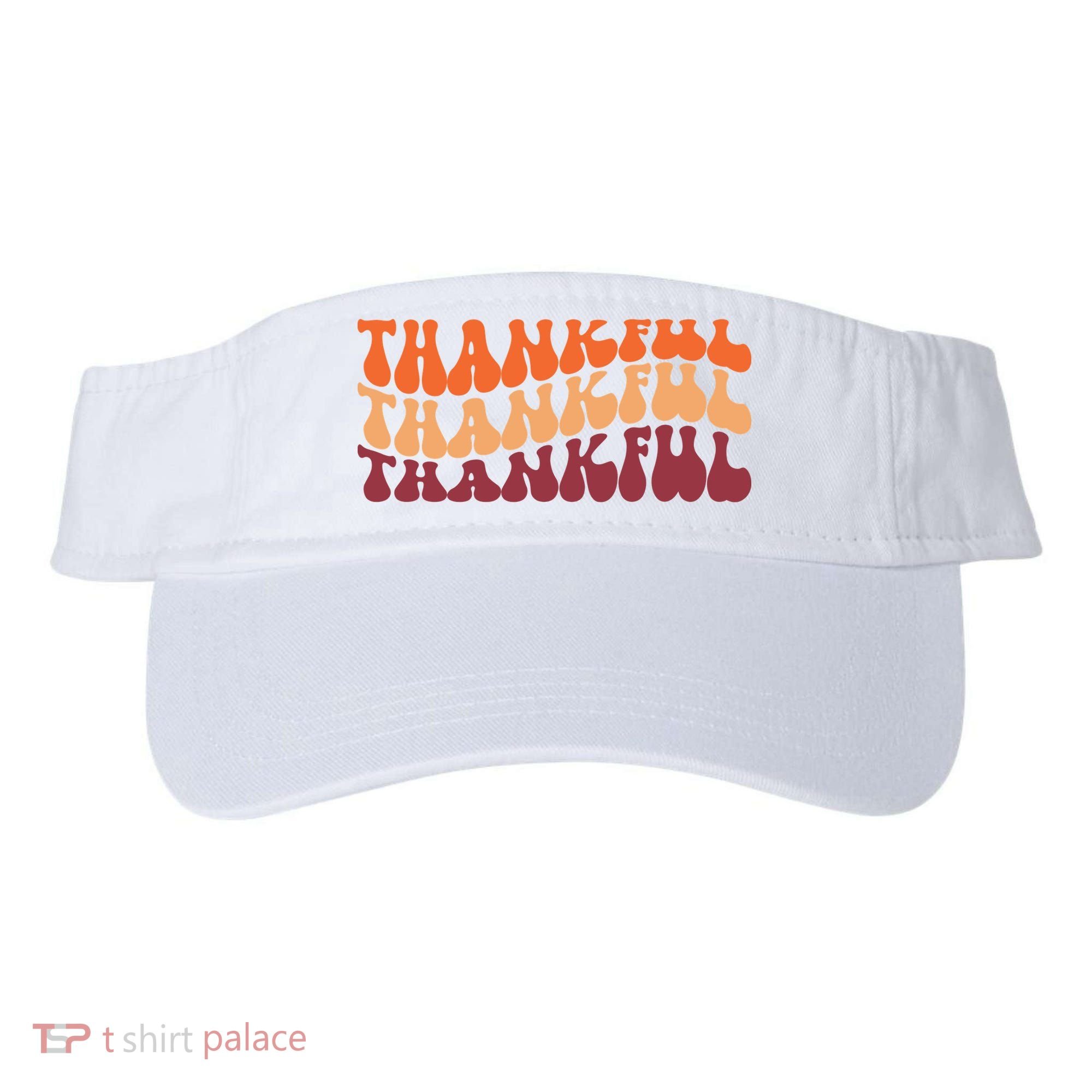 Thankful Retro Thanksgiving Visor