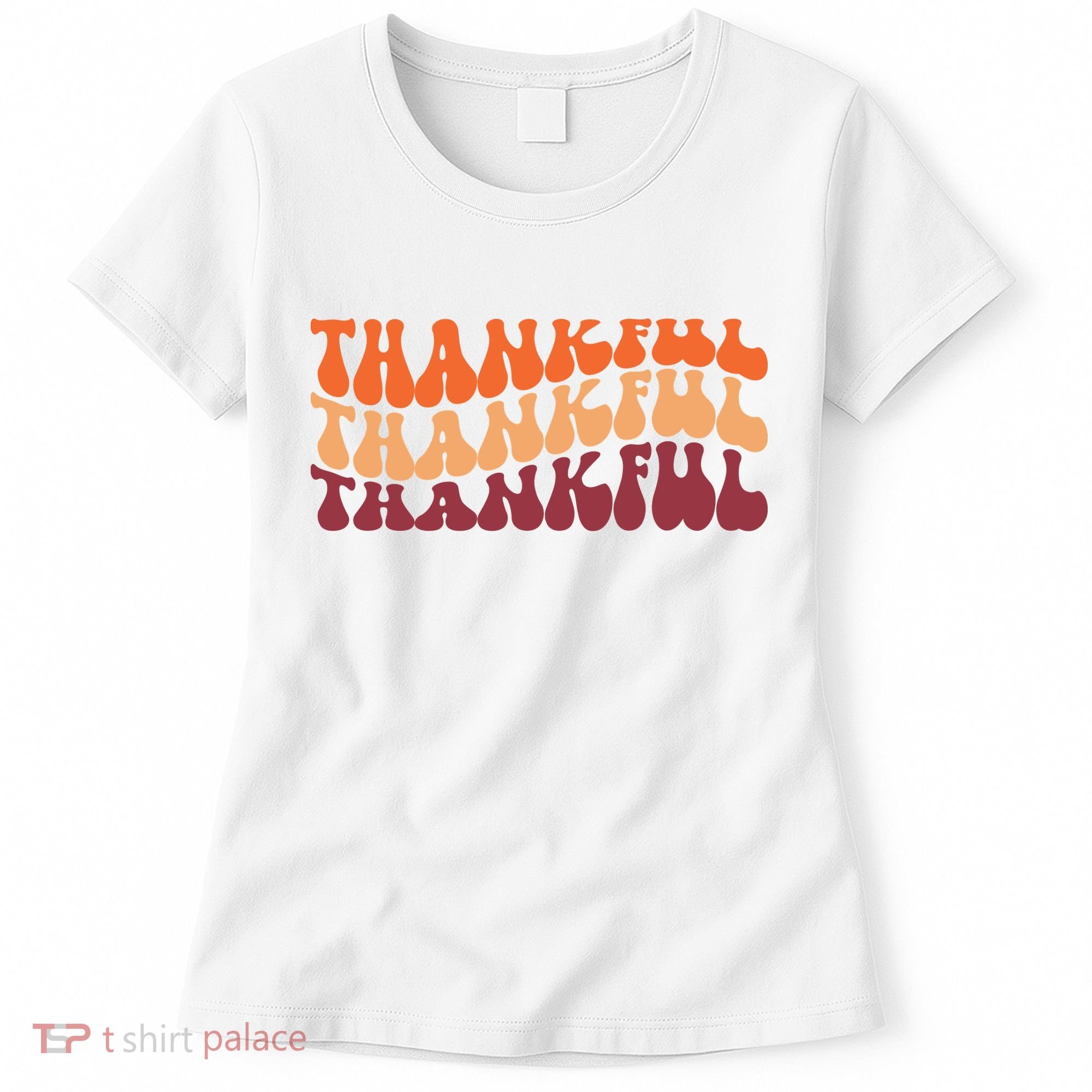 Thankful Retro Thanksgiving Women's T-Shirt
