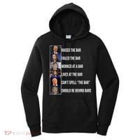 Trump Raised The Bar Biden Cant Spell The Bar Funny Republican Women's Hoodie thumb 0