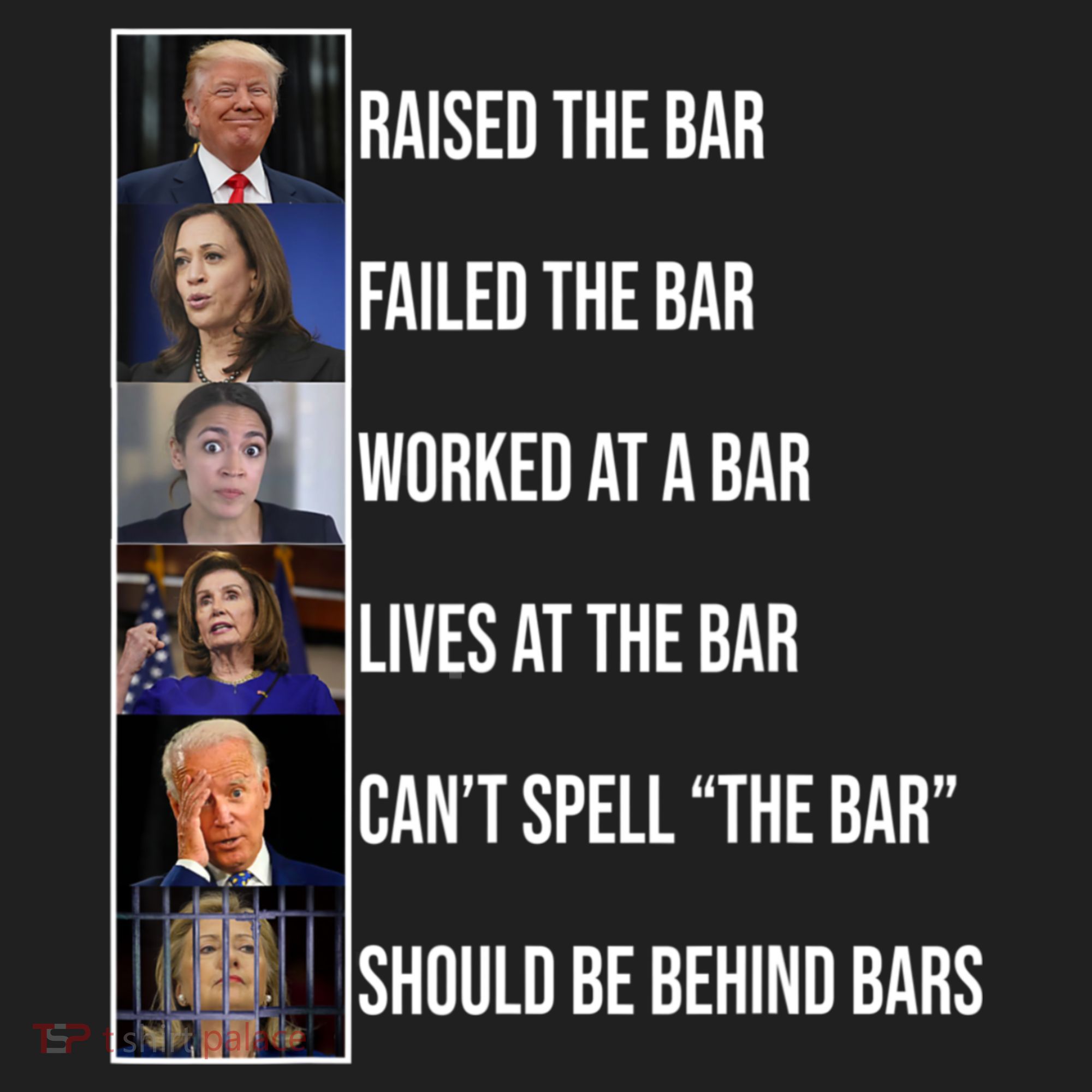 Trump Raised The Bar Biden Cant Spell The Bar Funny Republican Hat