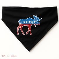 Theodore Roosevelt Teddy Political Bull Moose Party USA-Made Doggie Bandana thumb 0