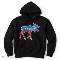 Theodore Roosevelt Teddy Political Bull Moose Party Hoodie thumb 0