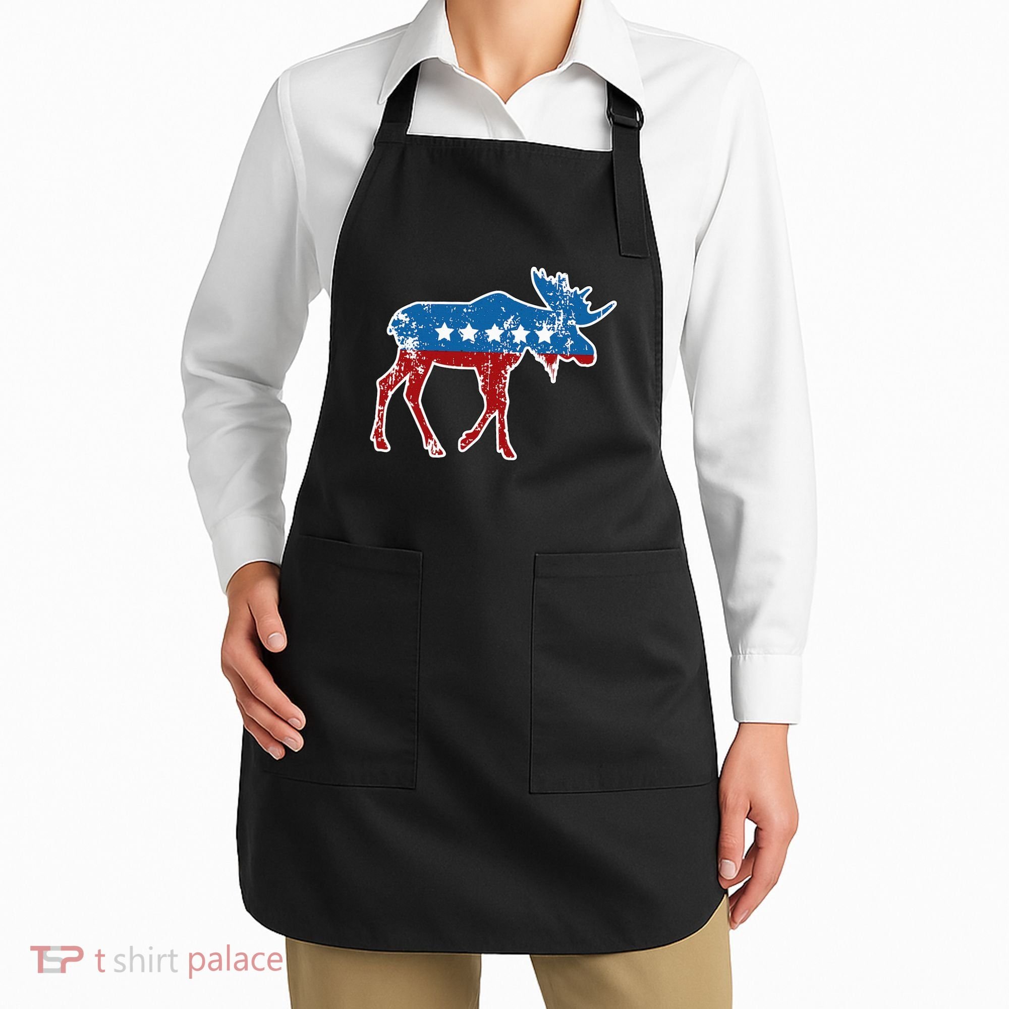 Theodore Roosevelt Teddy Political Bull Moose Party Apron