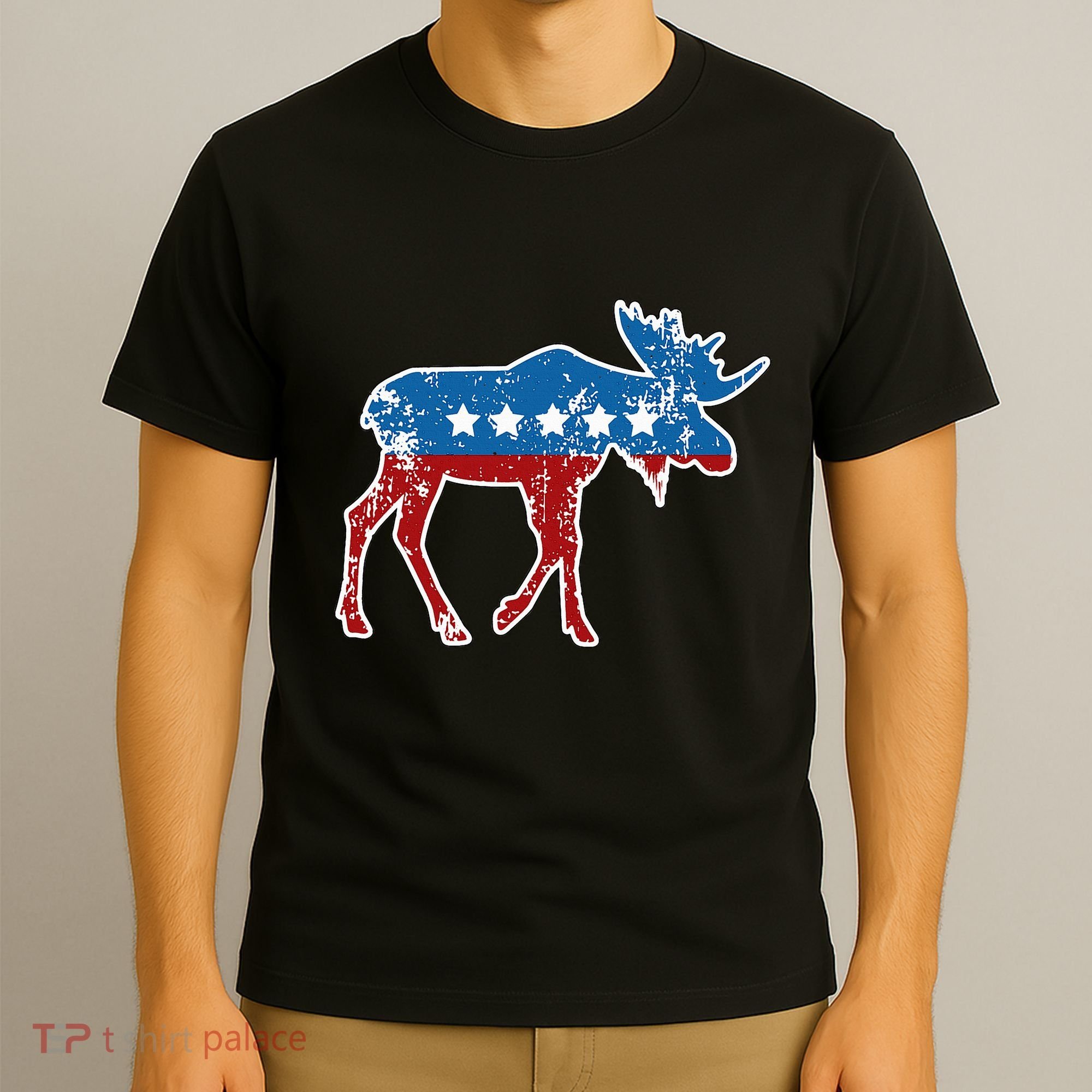 Theodore Roosevelt Teddy Political Bull Moose Party T-Shirt