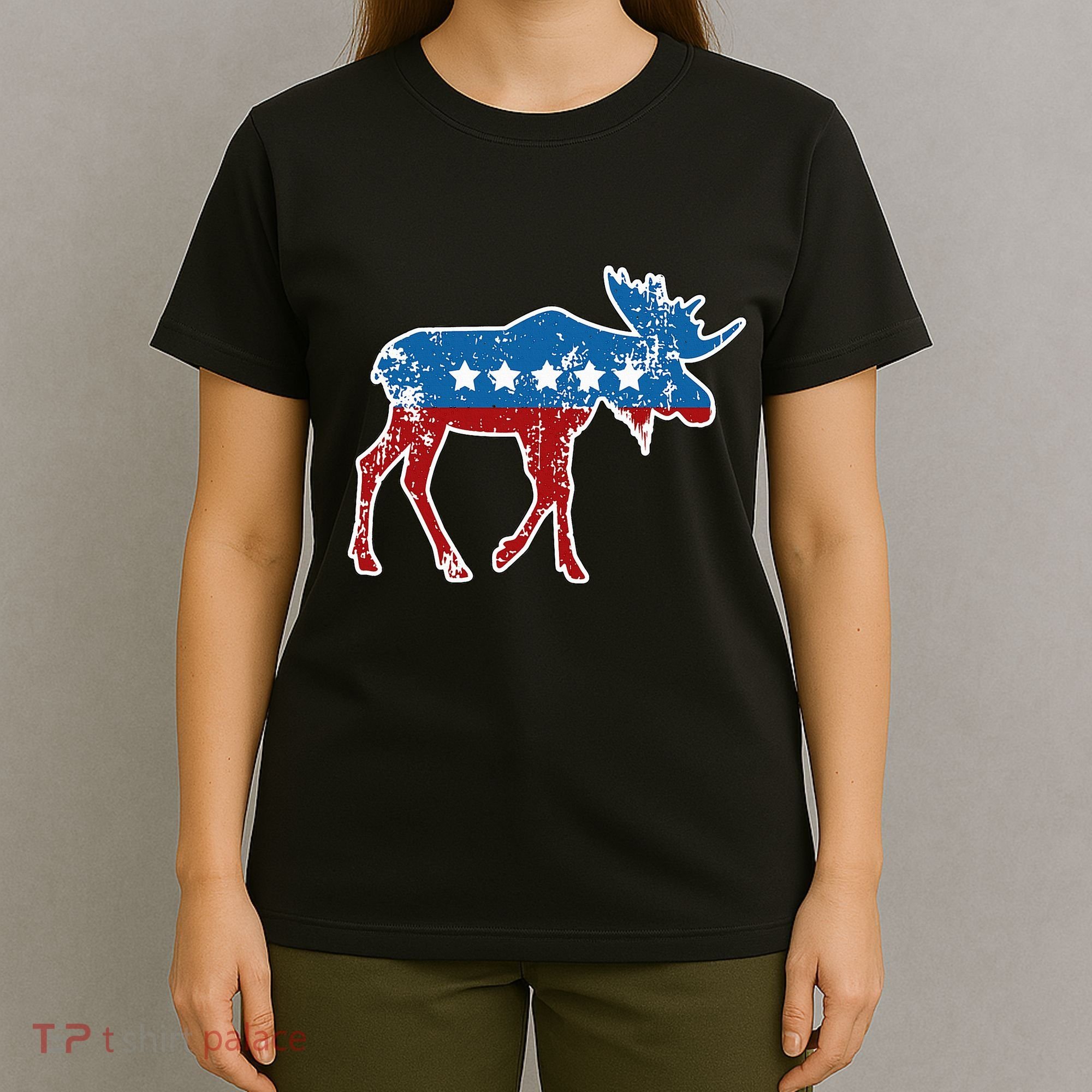 Theodore Roosevelt Teddy Political Bull Moose Party T-Shirt