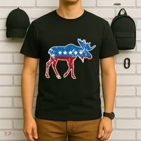 Theodore Roosevelt Teddy Political Bull Moose Party T-Shirt thumb 6