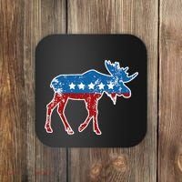 Theodore Roosevelt Teddy Political Bull Moose Party Coaster thumb 0