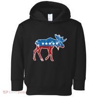 Theodore Roosevelt Teddy Political Bull Moose Party Toddler Hoodie thumb 0