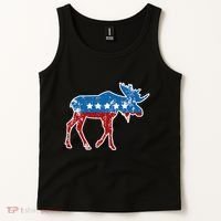 Theodore Roosevelt Teddy Political Bull Moose Party Tank Top thumb 2