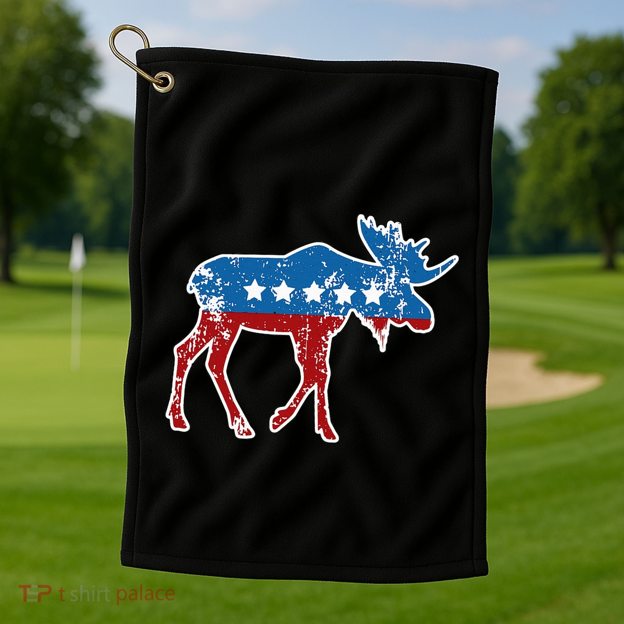 Theodore Roosevelt Teddy Political Bull Moose Party Golf Towel