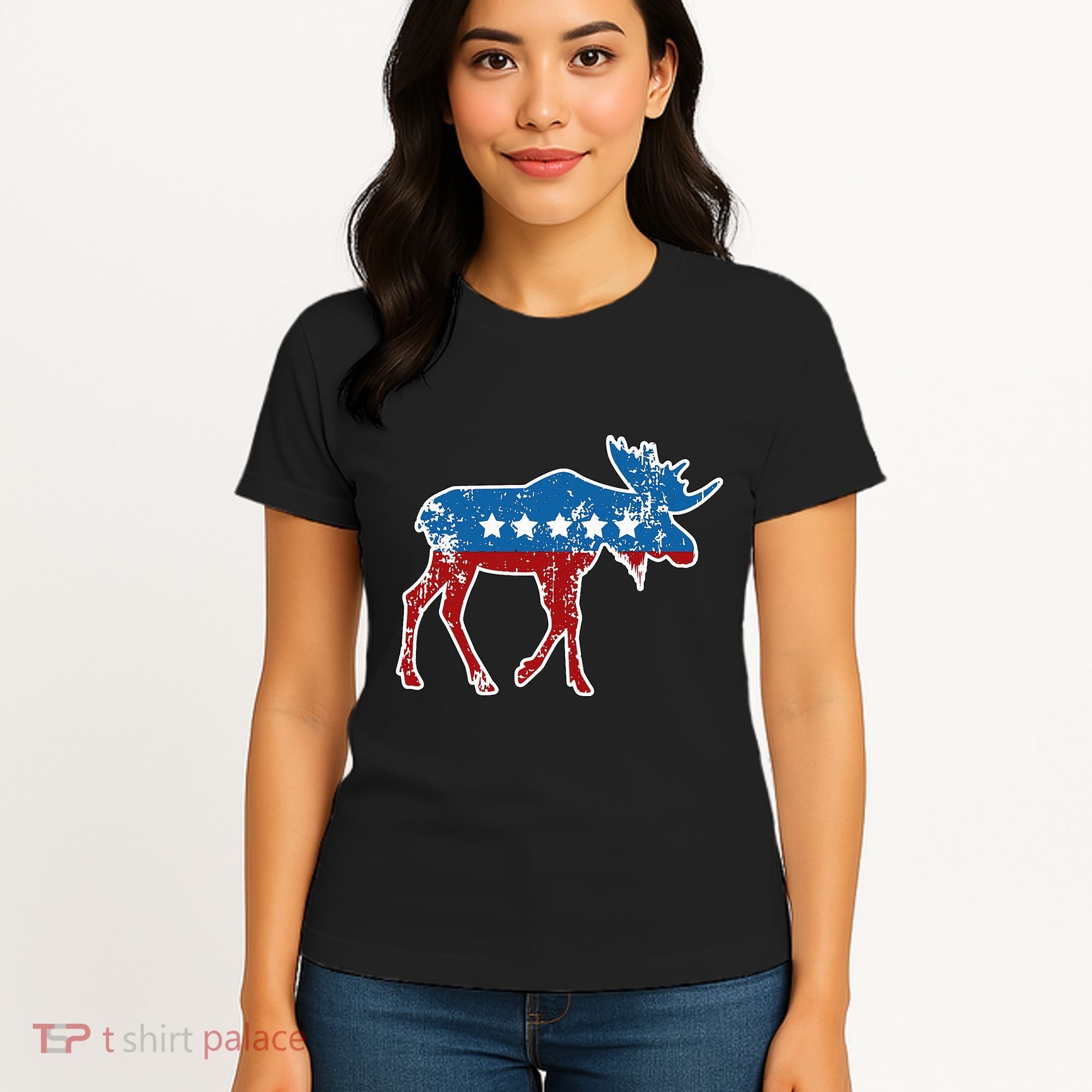 Theodore Roosevelt Teddy Political Bull Moose Party Women's T-Shirt