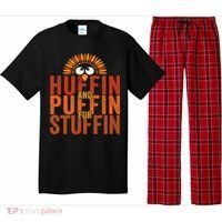 Thanksgiving Run Turkey Trot Huffin And Puffin For Stuffin Pajama Set thumb 0