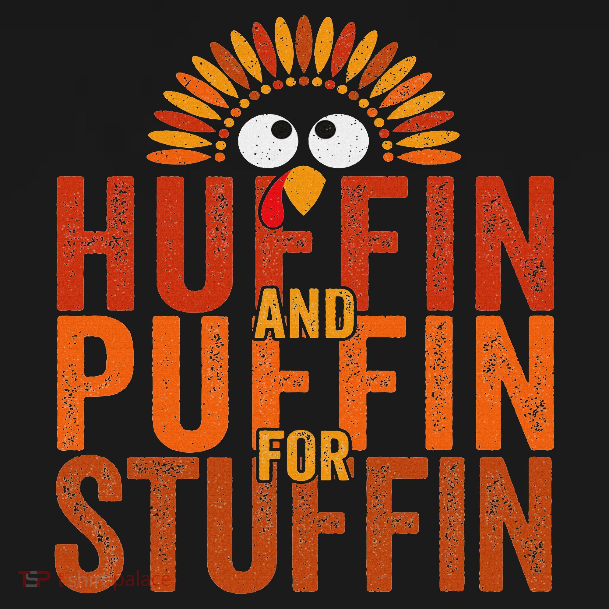 Thanksgiving Run Turkey Trot Huffin And Puffin For Stuffin Women's Tank Top
