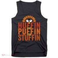 Thanksgiving Run Turkey Trot Huffin And Puffin For Stuffin Tank Top thumb 0