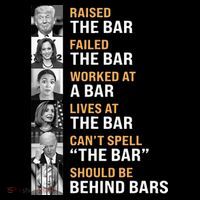 Trump Raised The Bar Harris Failed The Bar Women's Hoodie thumb 2
