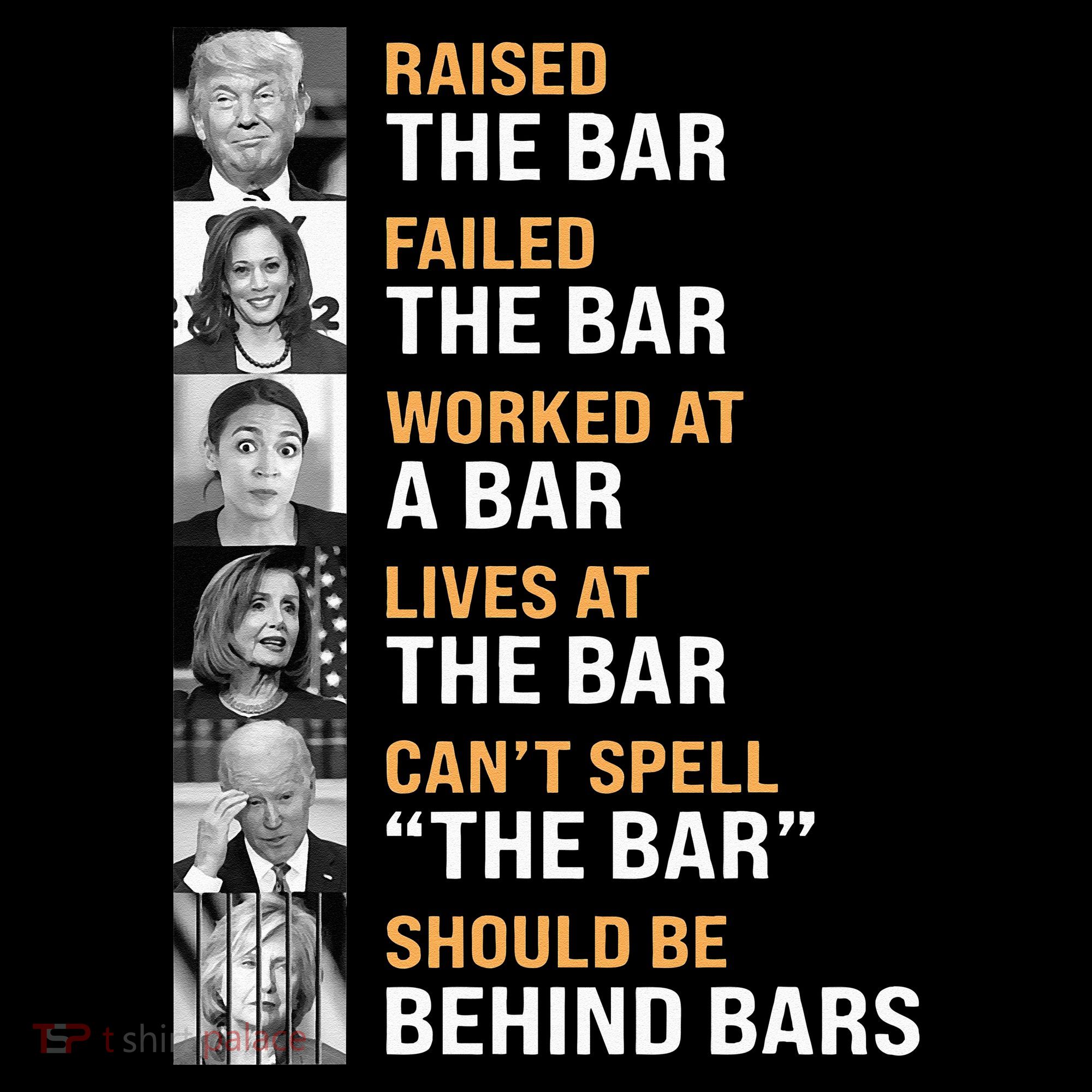 Trump Raised The Bar Harris Failed The Bar Women's Hoodie