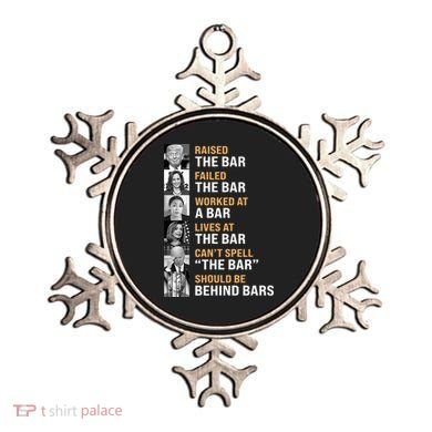 Trump Raised The Bar Harris Failed The Bar Ornament