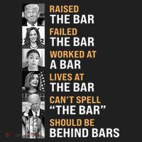 Trump Raised The Bar Harris Failed The Bar Hat thumb 2