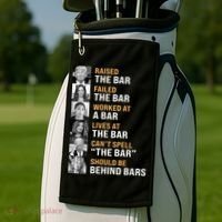 Trump Raised The Bar Harris Failed The Bar Golf Towel thumb 2
