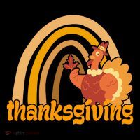 Thanksgiving Rainbow Turkey Holiday Cute Coffee Mug thumb 5