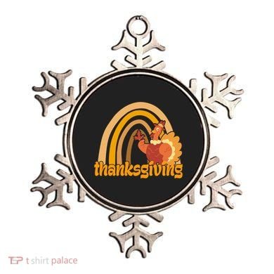 Thanksgiving Rainbow Turkey Holiday Cute Ornament