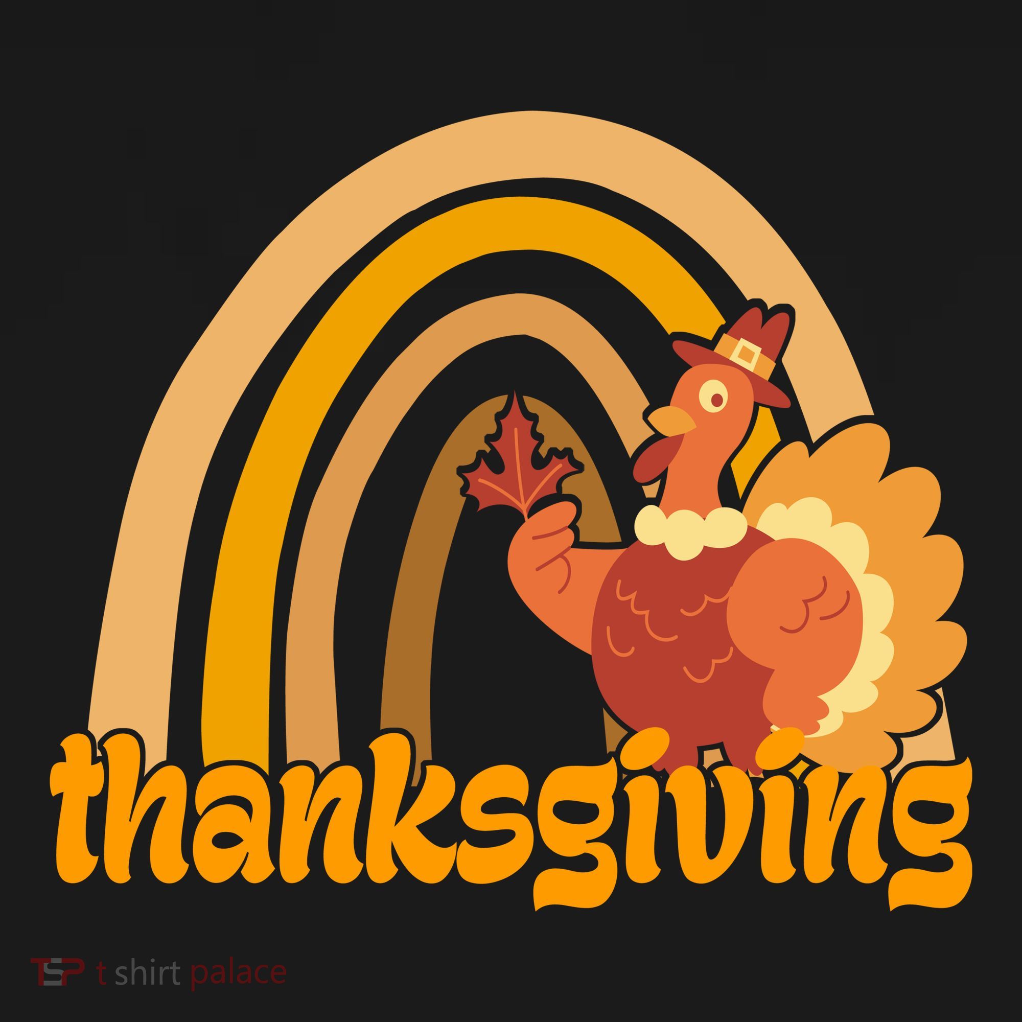 Thanksgiving Rainbow Turkey Holiday Cute Visor