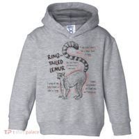 Trendy Ring Tailed Lemur Facts Toddler Hoodie thumb 0
