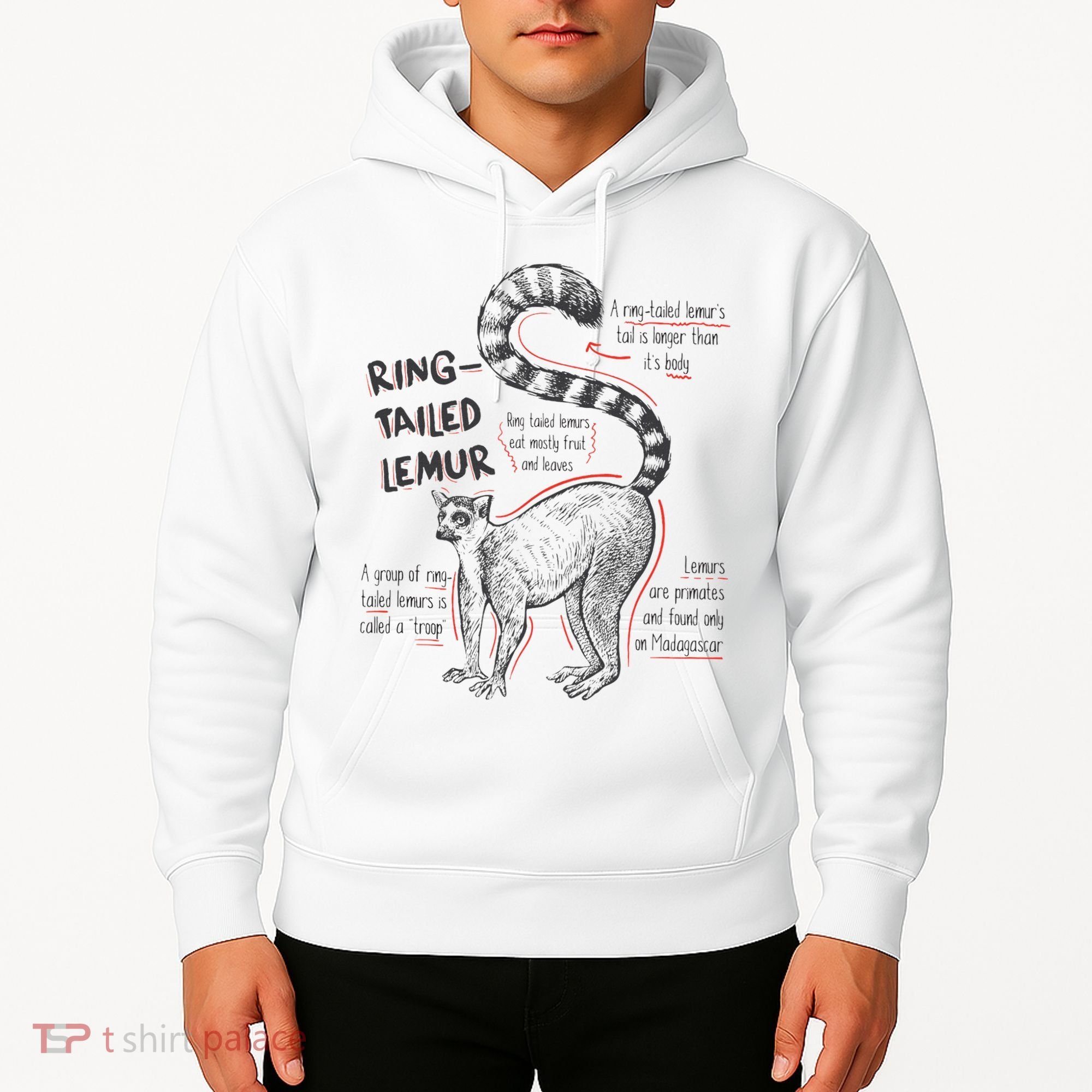Trendy Ring Tailed Lemur Facts Hoodie